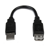 Câble adaptateur d'extension USB 2.0 StarTech 6 pouces A vers A