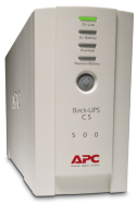 Onduleur APC BK500EI Back-UPS (500 VA / 300 W, onduleur hors ligne, 4 sorties IEC320 C13)