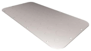 Rittal Plaque à bride métallique AX 2577100 avec pré-gaufrage métrique, BT : 436x221 mm