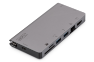 Station d'accueil de voyage DIGITUS USB-C à 8 ports
