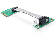 Carte riser Delock Mini PCIe > PCIe x1 insertion gauche - Carte riser (41305)
