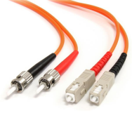 Câble fibre optique StarTech FIBSTSC3 3 m multimode ST SC