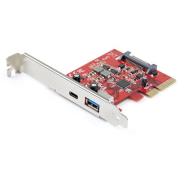 Carte PCIe USB-A USB-C StarTech à 2 ports 10 Gbit/s