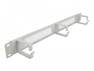 Delock 66542 - Panneau de gestion des câbles - Gris - Métal - 1U - 486 mm - 63 mm