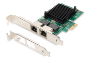 Carte PCIe double port DIGITUS profil bas