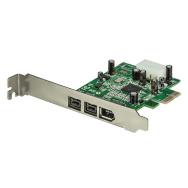 Carte combinée StarTech 3 ports 800+400 FireWire PCIe