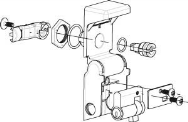 Système de verrouillage APC semi-cylindrique DIN pour Spacial S3D