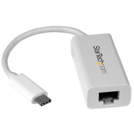Adaptateur réseau StarTech USB-C vers Gigabit Blanc