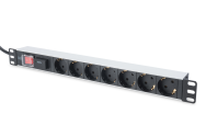 Multiprise DIGITUS 7 ports surtension 2 m