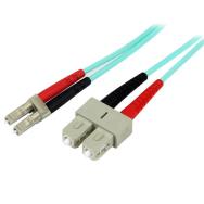 Câble fibre optique StarTech A50FBLCSC2 LC-SC 2 m