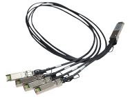 Avaya - Modules et câbles QSFP+ 40G - Câble de dérivation QSFP+ vers SFP+ DAC 3 m