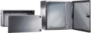Boîtier Rittal EX avec bouchon à vis, acier inoxydable 1.4301 150x150x80mm