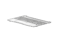 Clavier HP L52155-041 avec boîtier supérieur DE Argent