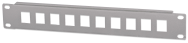Panneau de brassage Intellinet - Vide - 10" - 1U - 10 ports