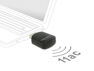 Delock 12502 - Sans fil - USB - WLAN - Wi-Fi 5
