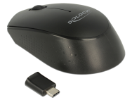 Delock 12526 - Ambidextre - Optique - Sans fil RF - 1000 DPI