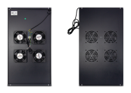 Inter-Tech SWSN-1000 - Ventilateur pour rack - Noir, RAL 9005 (19")