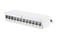 Panneau de brassage de bureau modulaire DIGITUS DN-93706, 12 ports