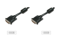 Câble VGA DIGITUS DVI double liaison 5 m
