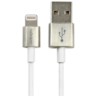 Câble de charge et de synchronisation ST USBLTM1MWH USB-A vers Lightning