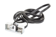 Ceinture HP CH538-67018 noire métallisée