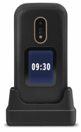 Doro 6060 - Clapet - 320 x 240 pixels - 3 Mpx - Bluetooth - 1000 mAh - Noir - Blanc