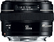 Objectif Canon - 50 mm - f/1,4 USM - EF - pour EOS 100 1200 1300 1D 5D 5DS 6D 70