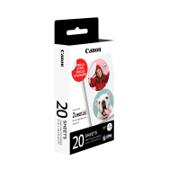 Canon ZINKΓäó 1.3ΓÇ¥ Pre-Cut Circle Sticker Pack - 20 sheets - 33x33 cm - 20 sheets - Zoemini Mini - Zoemini S - Box