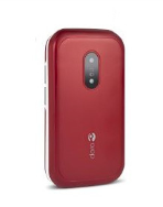 Doro 6040 - Clapet - Double SIM - 7,11 cm (2,8") - 3 Mpx - 1000 mAh - Rouge - Blanc