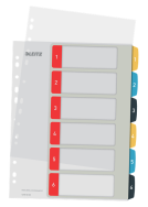 Esselte Leitz 12460000 - Numeric tab index - Polypropylene (PP) - Portrait - A4 Maxi - 245 mm - 30.5 cm