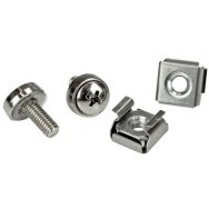 Vis de montage StarTech M5 et écrous cage, 100 pièces, CABSCREWM52