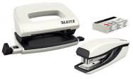 Esselte Leitz 55612001 - Pearl - White - Metal - Plastic - 100 staples - Rear - P2 Nr. 10 - 80 g/m²