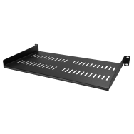 Étagère de serveur ventilée 1U fixe en porte-à-faux de 10 pouces de profondeur