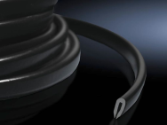 Rittal Edge Protector - protection de câble - 10 m - noir
