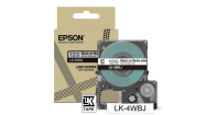 Epson LabelWorks Lk-4Wbj - Noir sur blanc mat - Rouleau 1,2 cm x 8 m 1 cassette n