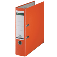 Esselte Leitz Plastic Lever Arch File A4 80mm 180° - A4 - Orange - 600 sheets - 8 cm - 81 mm - 320 mm
