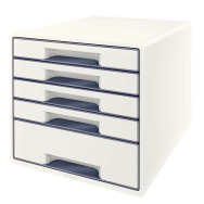 Esselte Leitz 52142001 - Polystyrene - White - A4 - 5 drawer(s) - 270 mm - 363 mm