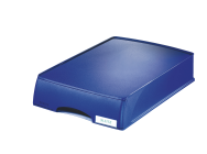 Esselte Leitz Plus Letter Tray Drawer Unit - Polystyrene - Blue - A4 - 255 mm - 37.6 cm - 70 mm