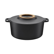 Fiskars Norden - 6 L - Noir - Fonte - Émail - Céramique - Gaz - Halogène - Induction - 270 °C