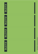 Esselte Leitz PC printable Spine Labels for standard lever arch files - Green - Rectangle - Ring binder - Paper - 80 g/m² - 61 mm