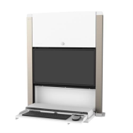 Ergotron CareFit - Boîtier - 609,6 - 685,8 mm (24 - 27") - 33,5 kg - Blanc