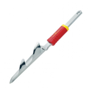 WOLF-Garten iW-M désherbeur en acier inoxydable, manche rouge, 40 mm