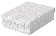 Esselte Leitz 628284 - Storage box - White - Rectangular - Cardboard - Pattern - Indoor