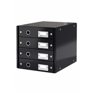 Esselte Leitz Click & Store - Hardboard - Metal - Black - A4 - Binder - Catalogue - Envelope - Folder - Paper - 286 mm - 358 mm