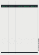 Esselte Leitz PC printable Spine Labels for standard lever arch files - Grey - Rectangle - Ring binder - Paper - 80 g/m² - 39 mm