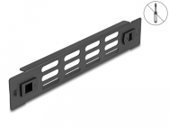 Delock 66984 - Panneau vierge ventilé - Noir - Métal - 1U - Chine - 25,4 cm (10")