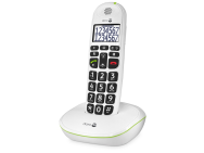 Doro PhoneEasy 110 - Téléphone DECT - Haut-parleur - 100 entrées - Affichage de l'appelant - Blanc