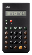 Braun BNE001BK Calculatrice de poche 8 chiffres Noir