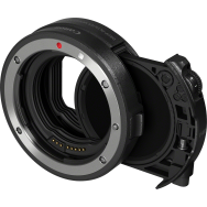 Adaptateur de monture pour filtre insérable Canon EF-EOS R avec filtre ND variable insérable A - Canon EF - Canon RF - Noir - Canon EOS R - 24,7 mm - 121 g