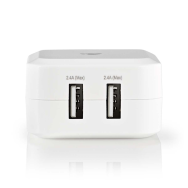 Webcam USB Nedis WCHAU484AWT pour une utilisation en intérieur